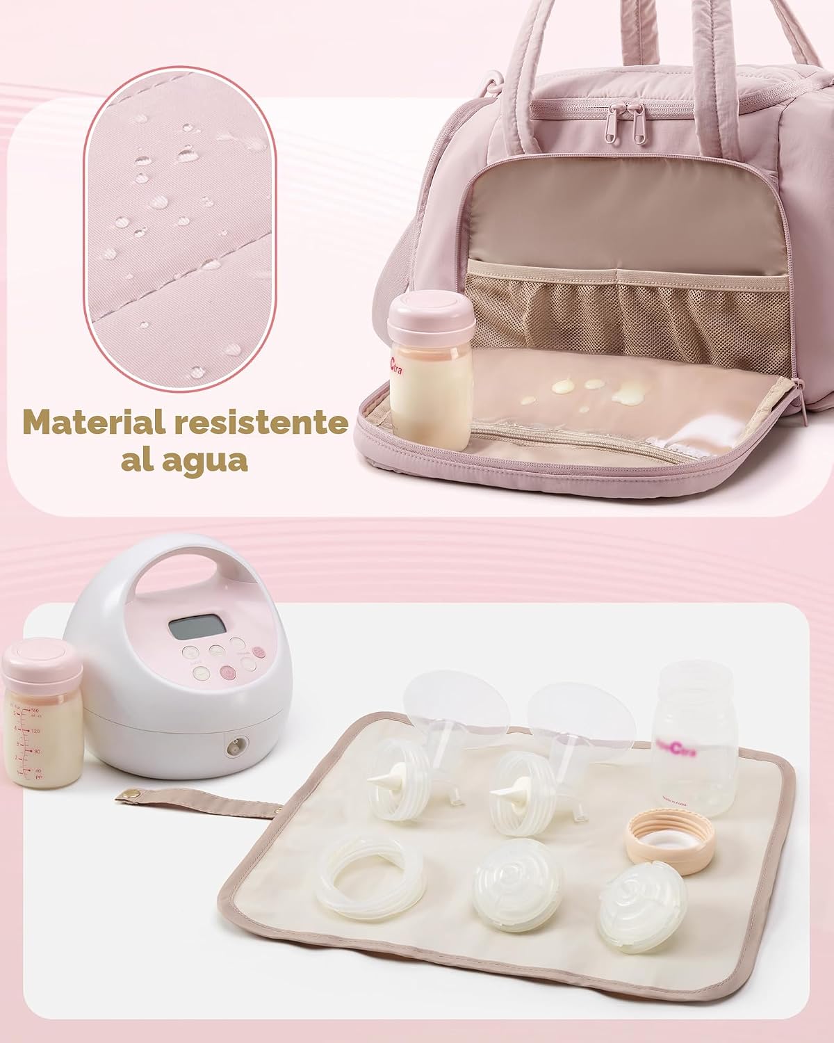 Marscamd Bolsa acolchada para extractor de leche compatible con Spe...