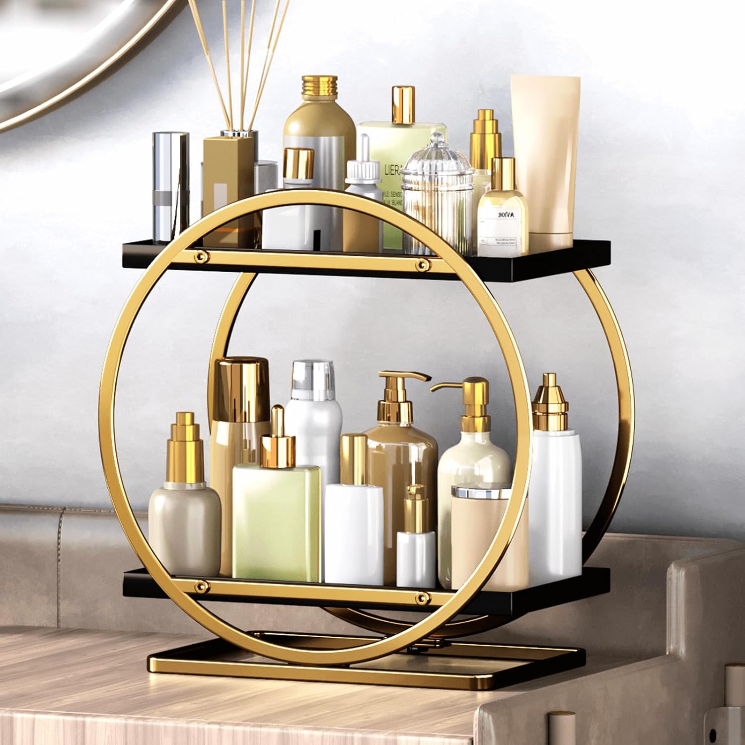 YIWANFW Organizador de Maquillaje para Tocador, Organizador de Perf...