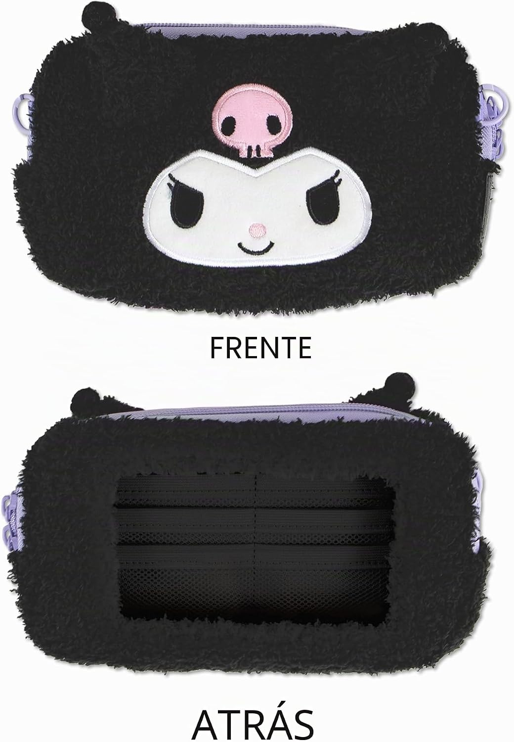 Sonix x Sanrio - Bolso tipo bandolera de peluche para teléfono con...