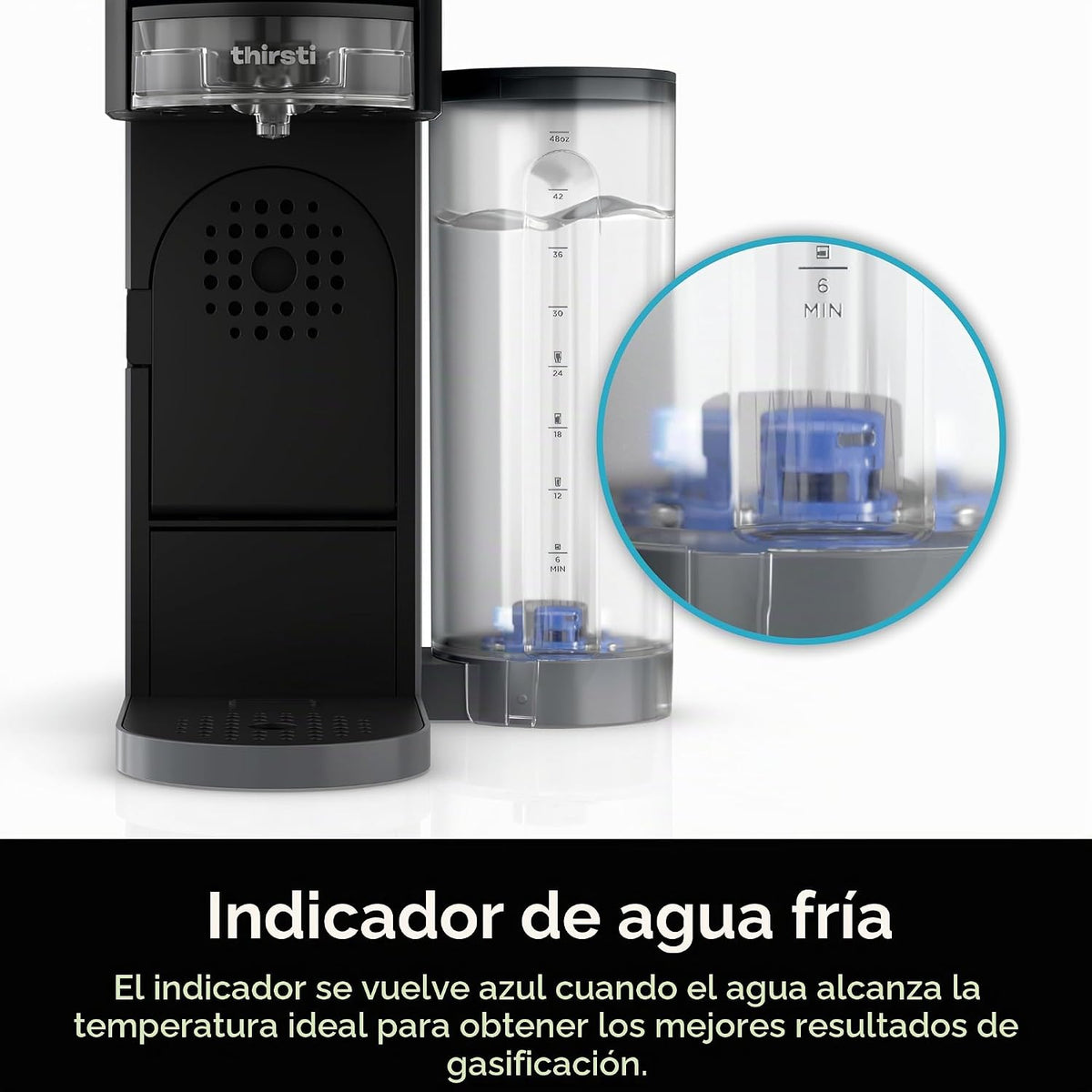 Ninja Thirsti - Depósito de agua extraíble de 48 onzas | Solo compa...