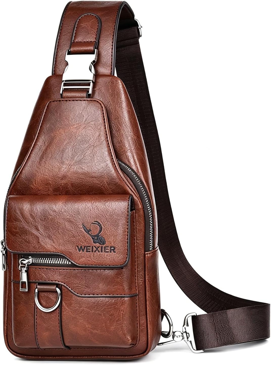 ANPTER Bolso bandolera para hombre, bolso cruzado en el pecho, de p...