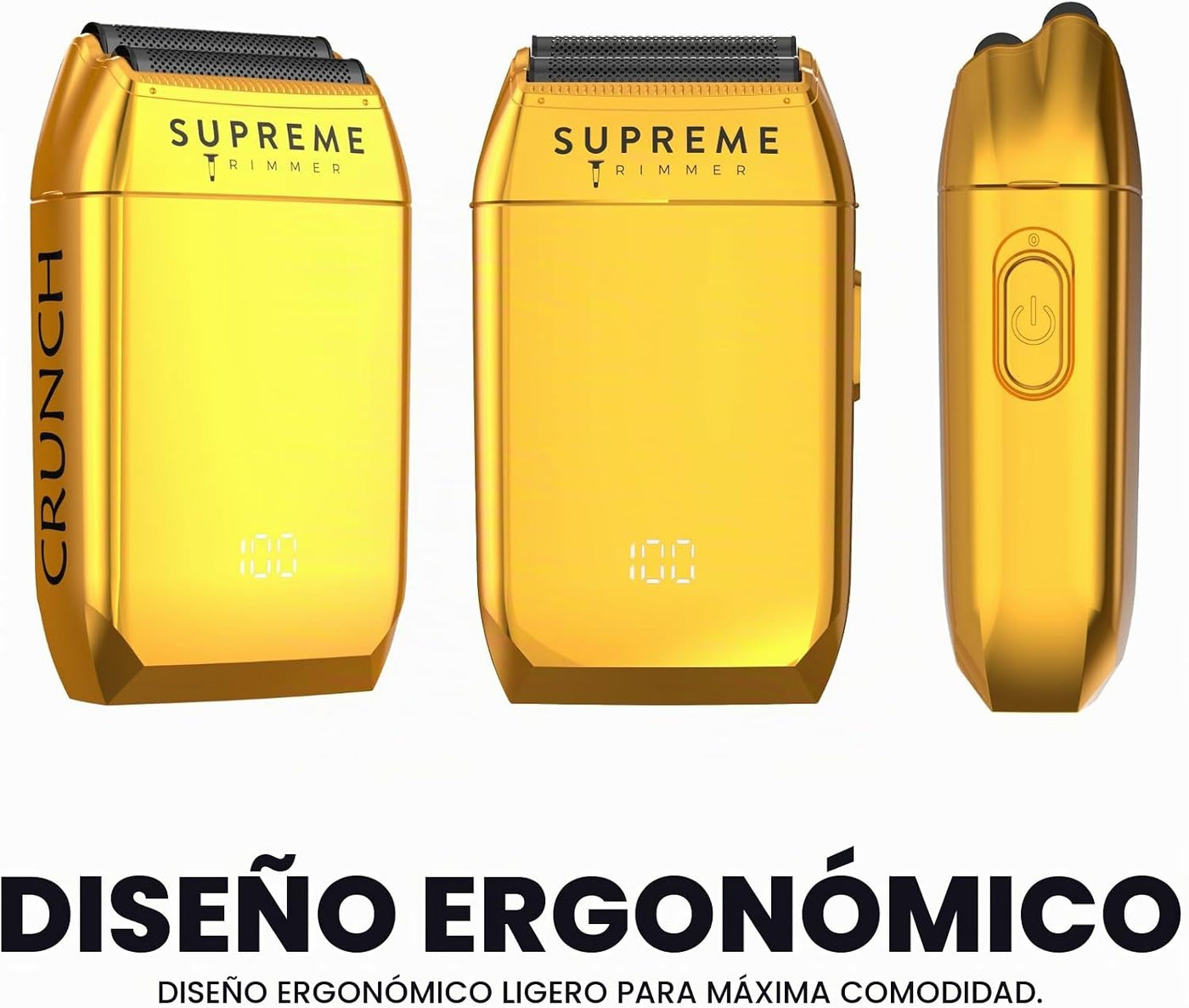 Supreme Trimmer Crunch STF602 - Afeitadora impermeable de doble lám...