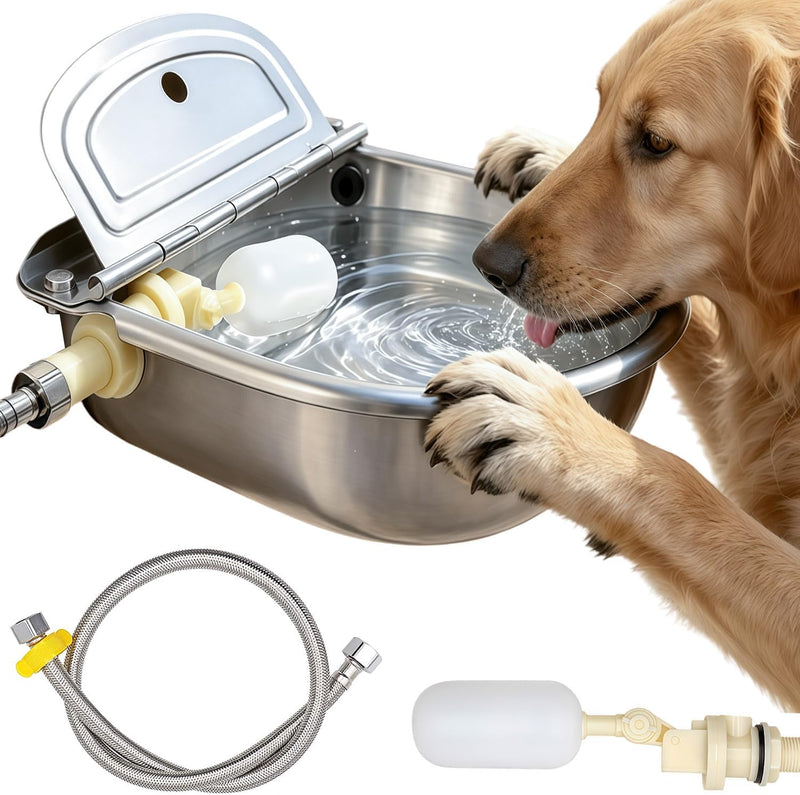 Dispensador automático de agua para perros y gatos, cuenco de agua...
