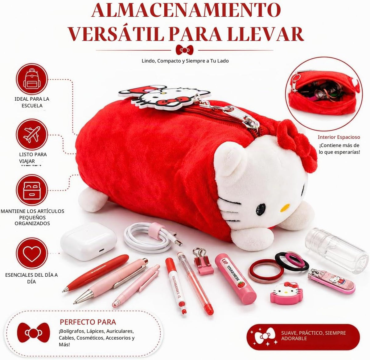 AI ACCESSORY INNOVATIONS - Funda de almacenamiento multifunción Hel...