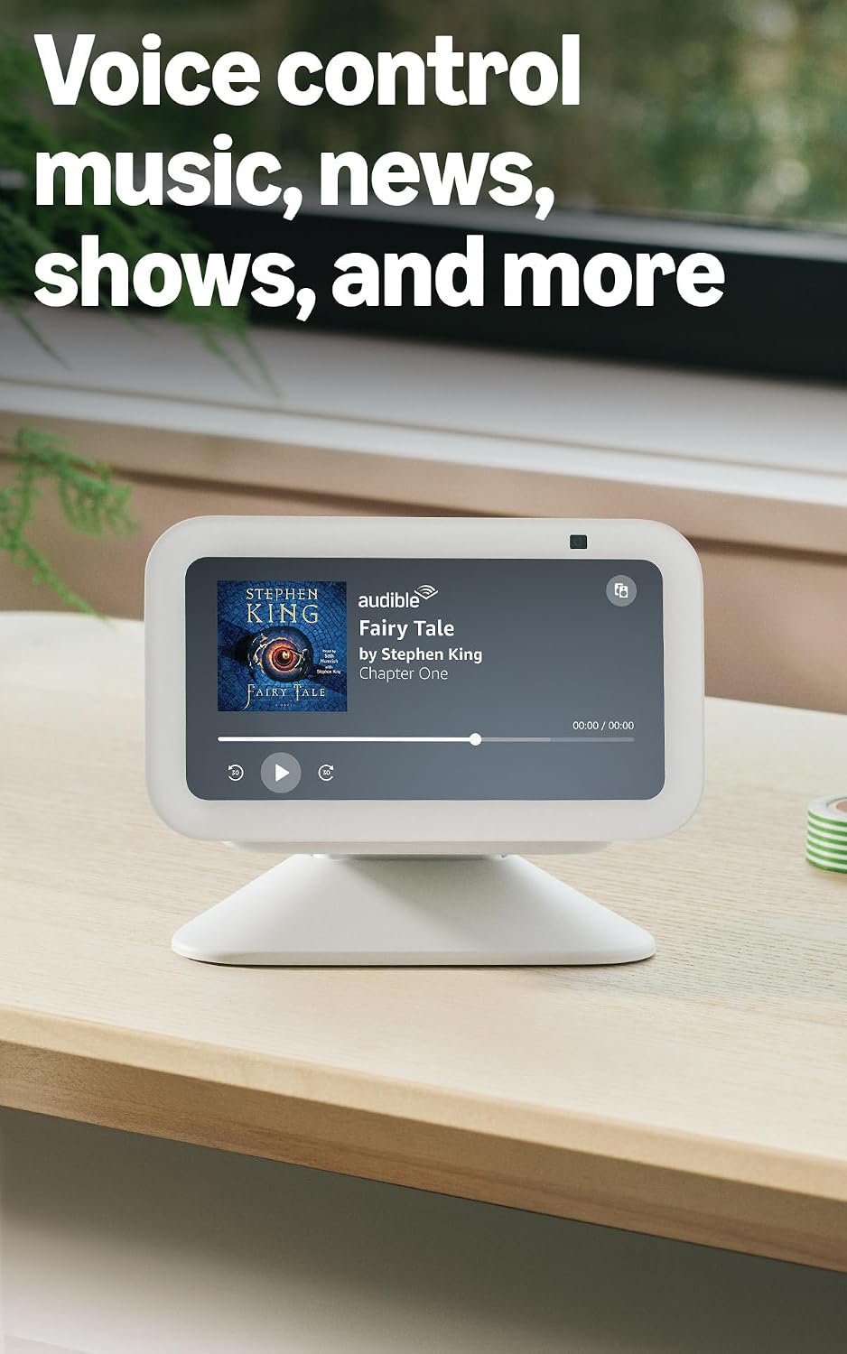 Amazon Echo Show 5 (modelo más nuevo), pantalla inteligente, diseña...