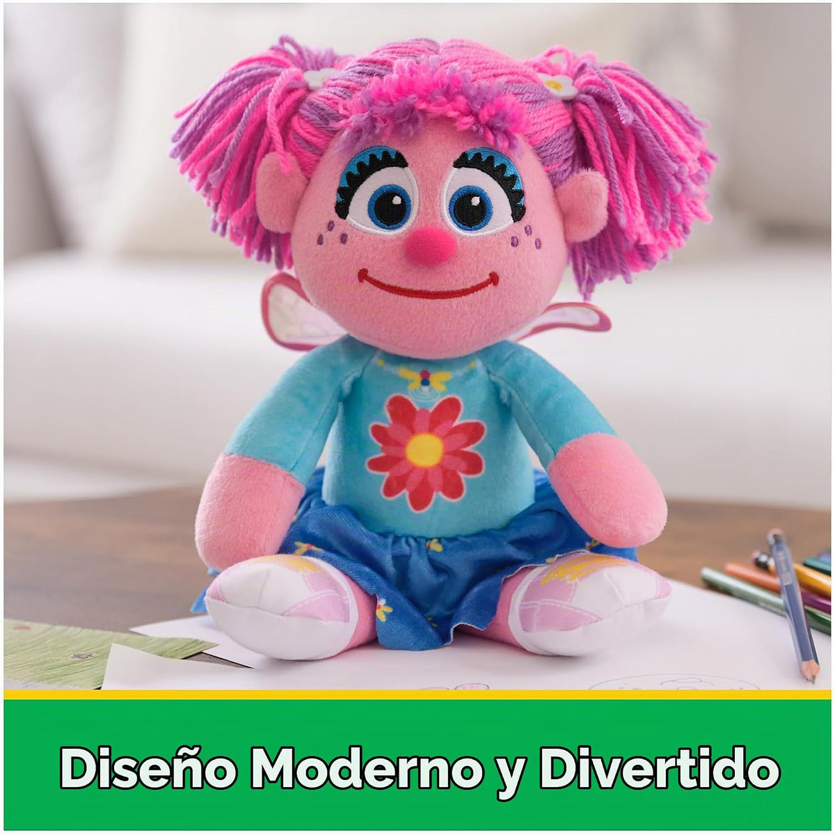 GUND Sesame Street Abby Cadabby Take Along Buddy - Peluche de 13 pu...