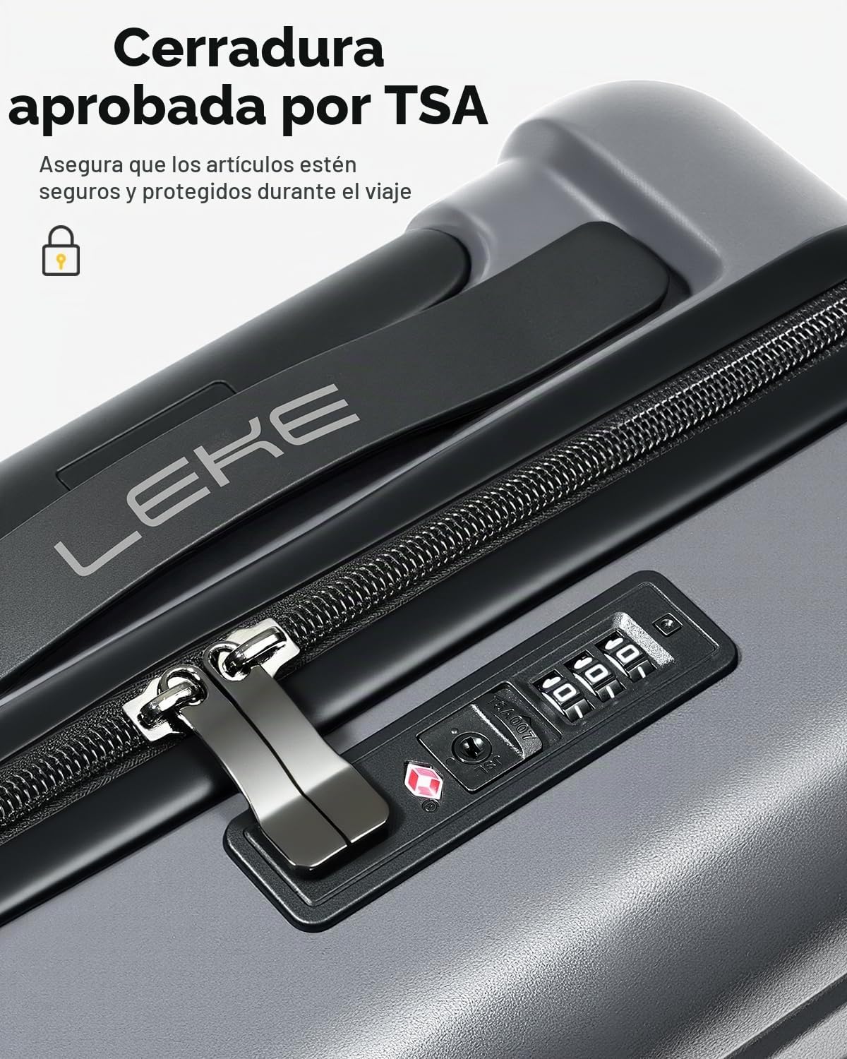 Lekesky Equipaje de mano debajo del asiento de 16 pulgadas aprobado...
