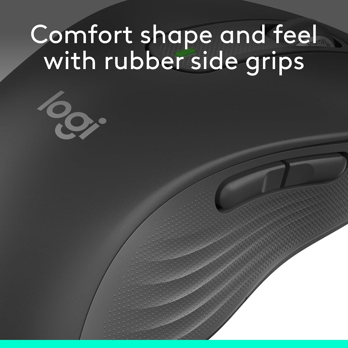 Logitech Ratón inalámbrico de tamaño completo Signature M650 L para...