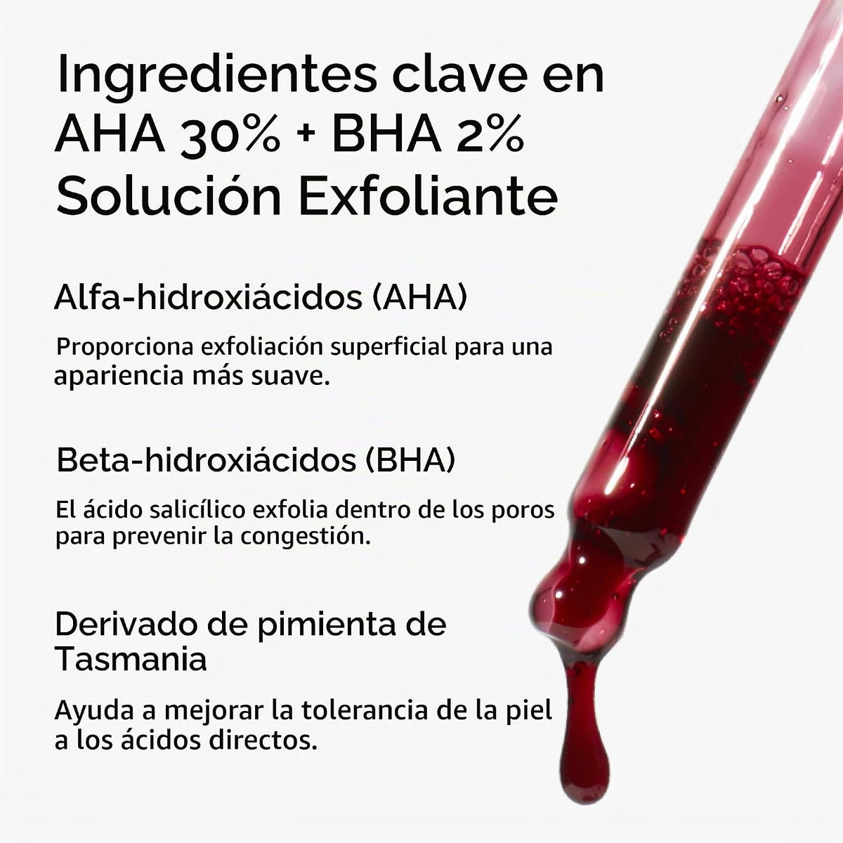 The Ordinary AHA 30% + BHA 2% Peeling Solution, exfoliante avanzado...
