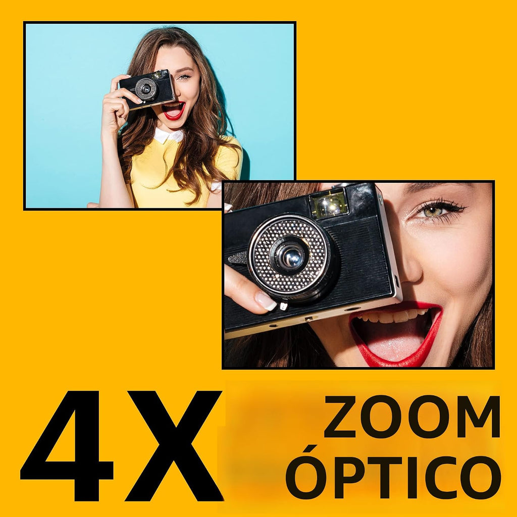 KODAK PIXPRO FZ45 - Cámara digital compacta de 16 MP, zoom óptico 4...