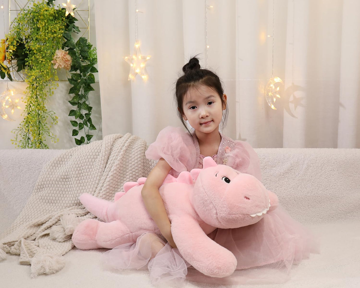 XMV Muñeco de peluche de dinosaurio con peso de 31 pulgadas y 5 lib...