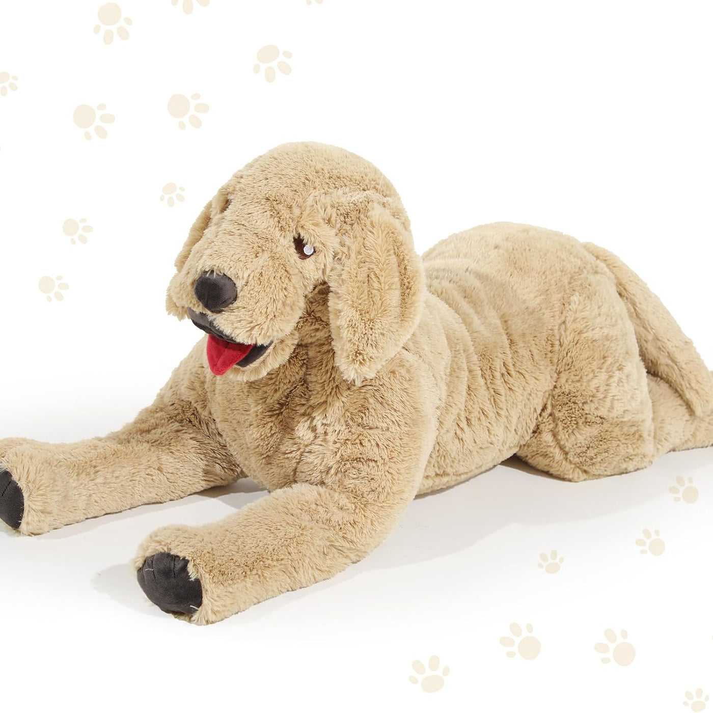 Geosar Animales de peluche de perro de 47.2 pulgadas, suaves juguet...