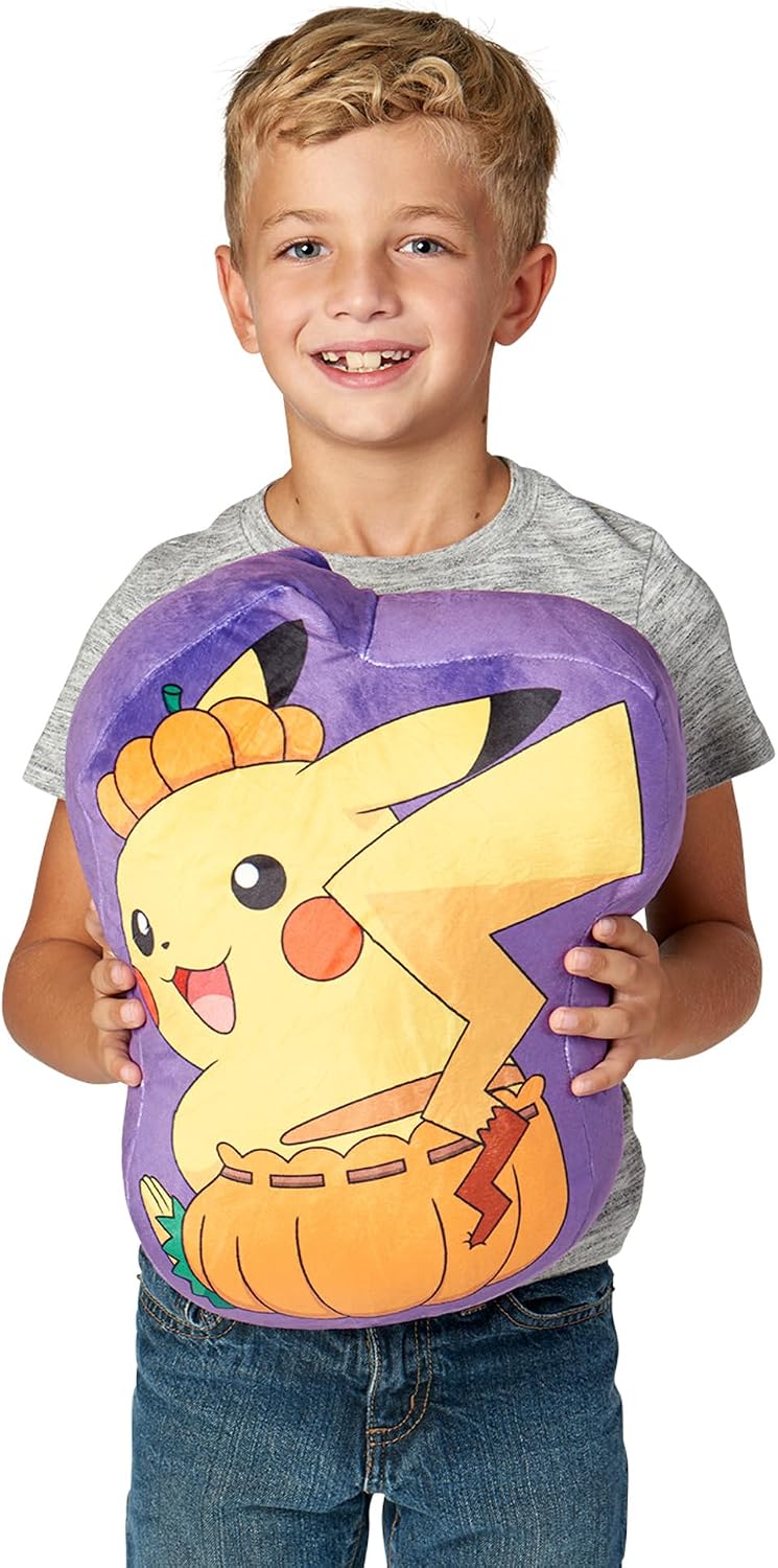 Pokemon Pumpkin Pika - Almohada de viaje de 15 pulgadas, diseño de...