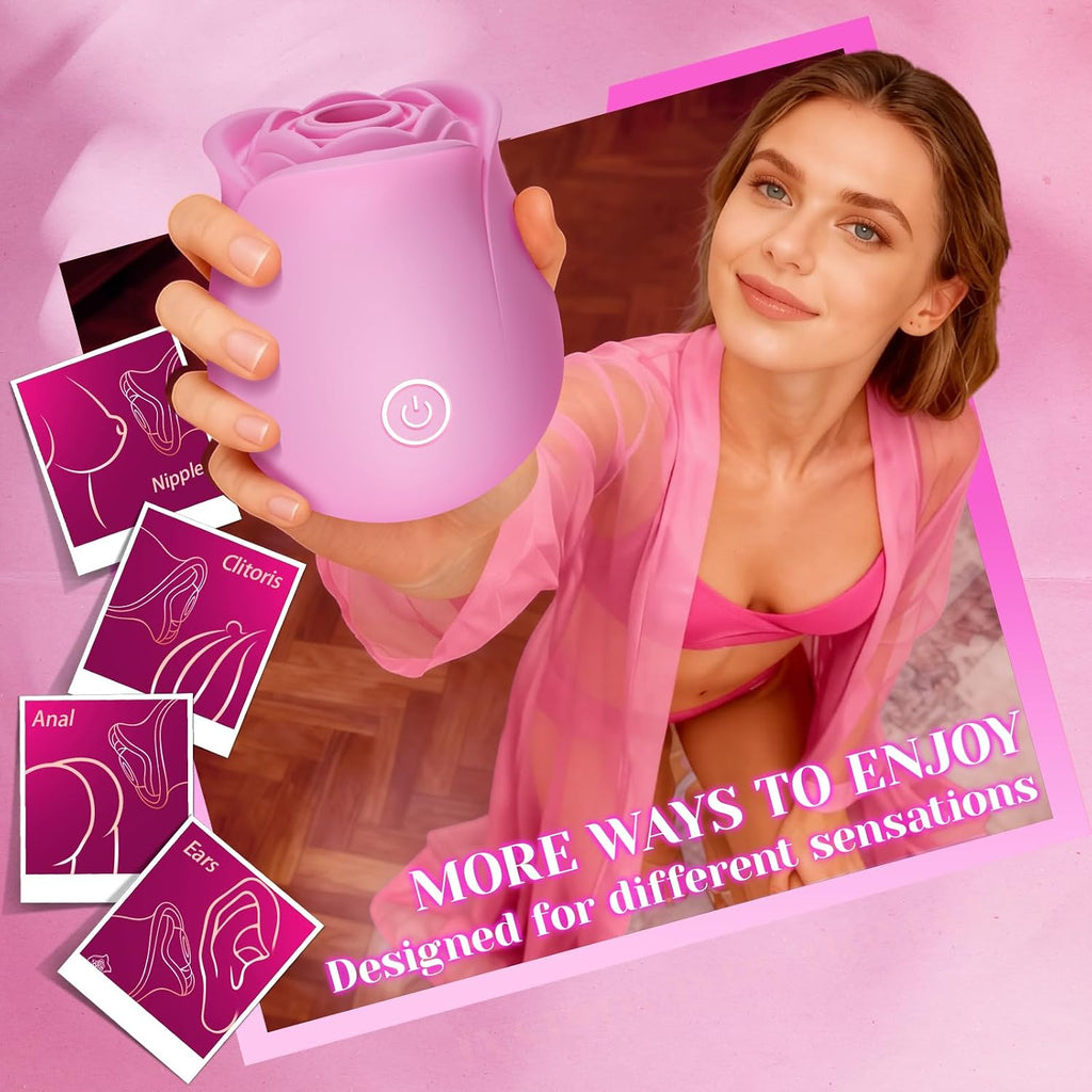 Gasevimo Juguete sexual rosa para adultos, juguete vibrador de jugu...