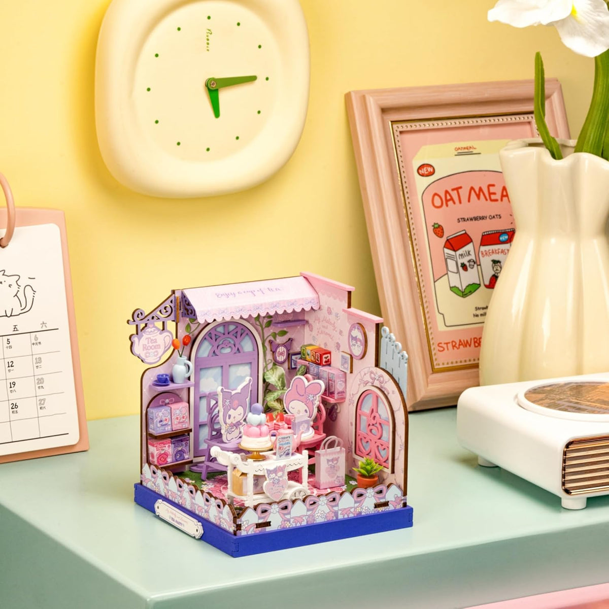 Hands Craft My Melody &amp; Kuromi - Kit de casa en miniatura para...