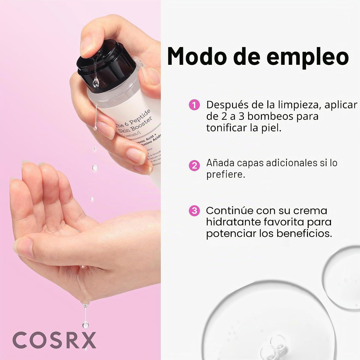 COSRX Paquete de 2 tóneres de colágeno para la piel con péptido 6X...