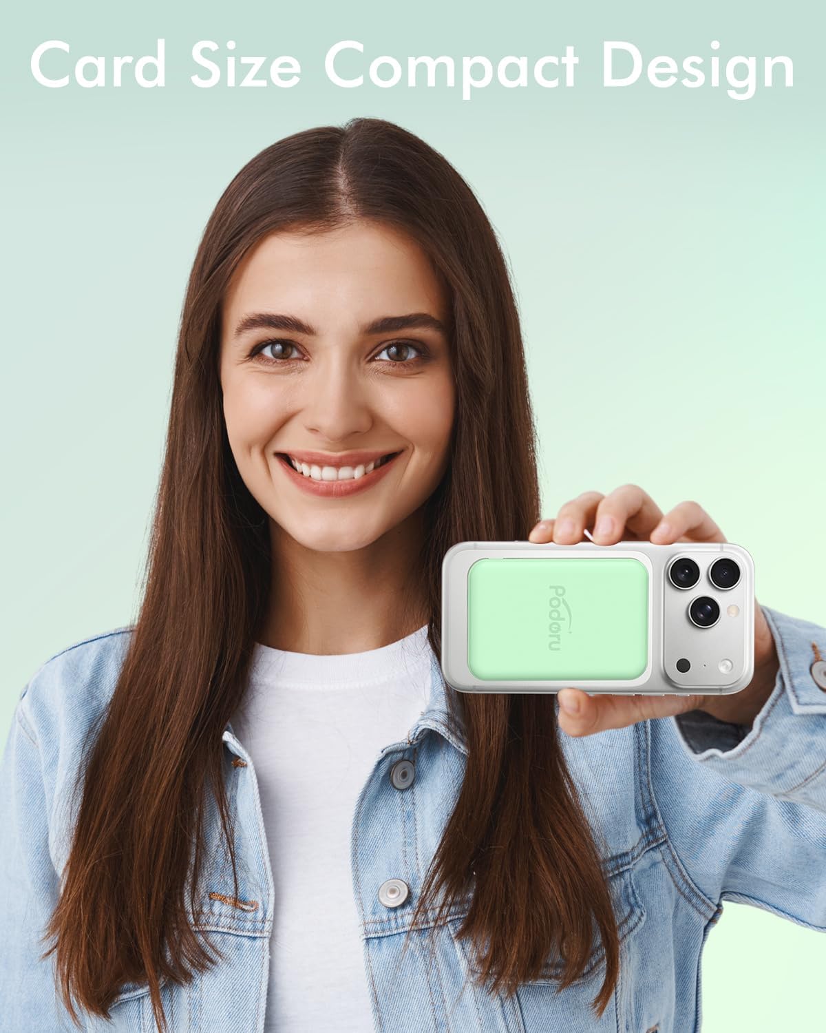 podoru para MagSafe Power Bank 5000mAh, cargador portátil magnético...