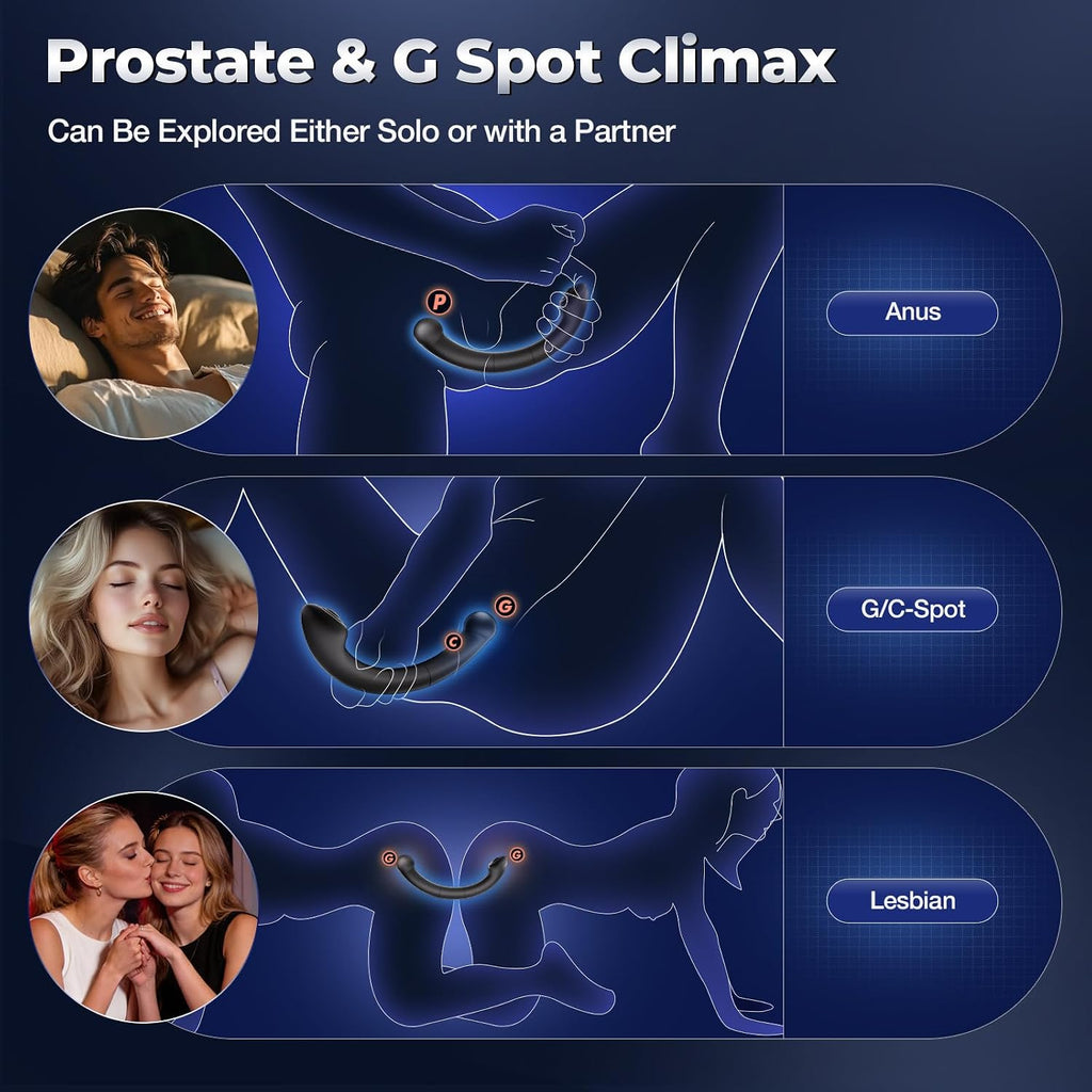 BEISAR Masajeador de próstata con gancho anal \u2013 AI Sync Vibrad...