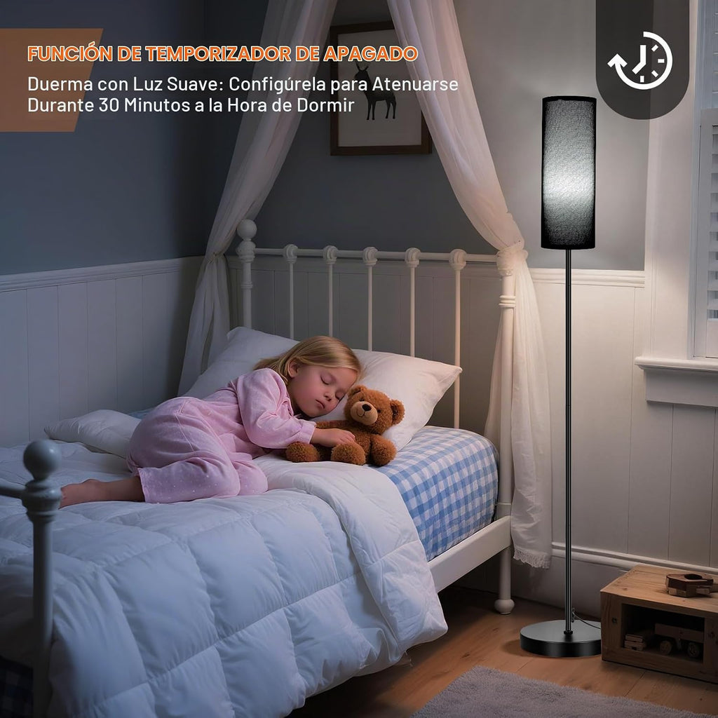 FRIDEKO HOME Lámpara de pie, iluminación ambiental que cambia de co...
