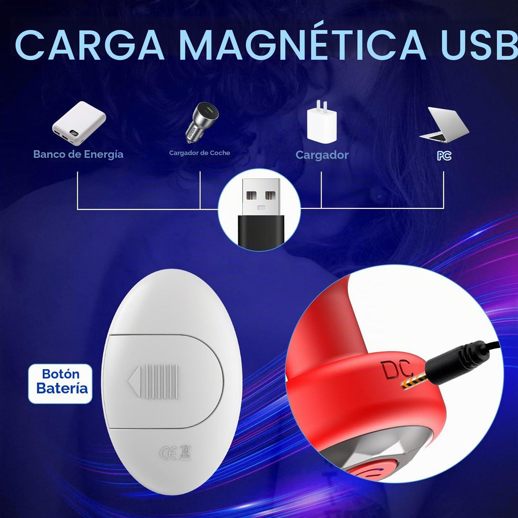 Vibrador de Juguetes Sexuales con Tapón Anal - Kit de Entrenamiento...