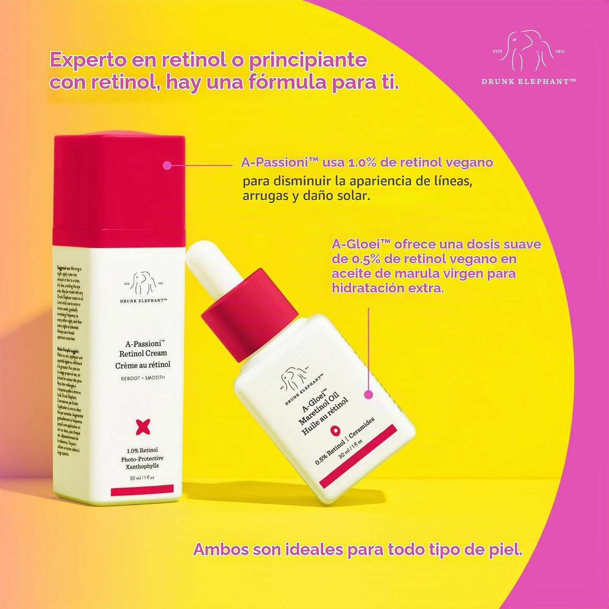 Drunk Elephant A-Passioni - Crema de retinol - 1.0 fl oz\/1 onza lí...