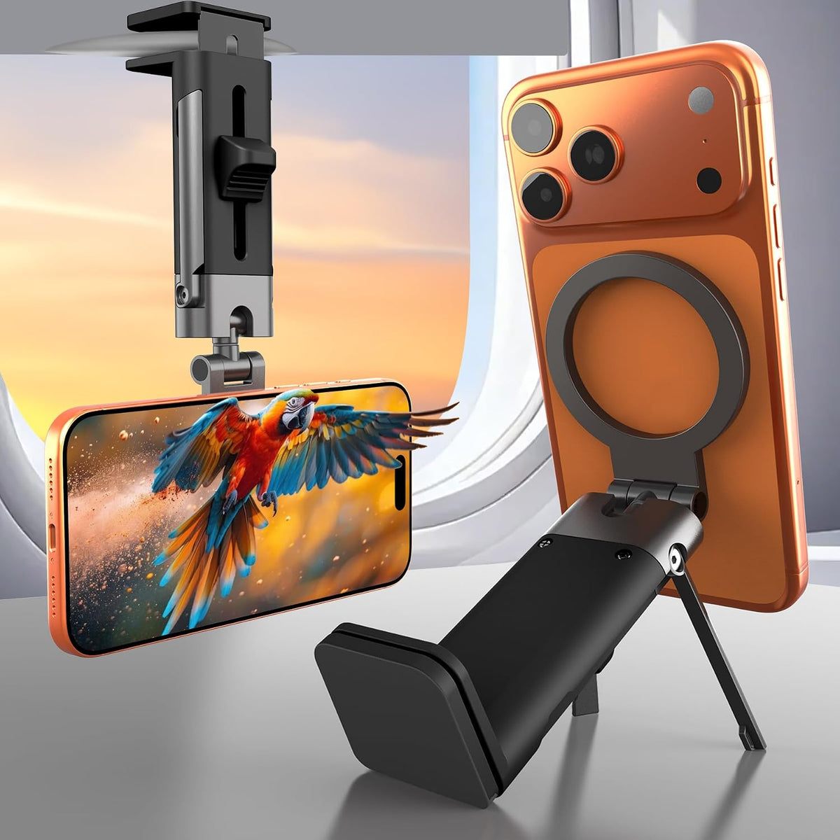 YAGHVEO - Soporte magnético para teléfono para avión, artículos ese...