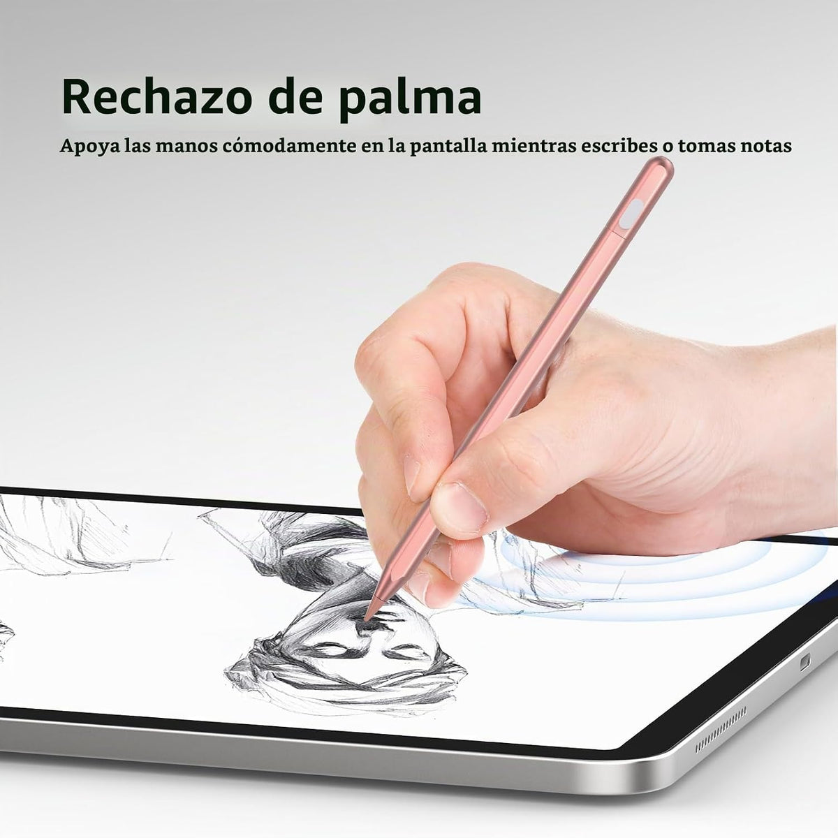 Lápiz digital para iPad FindMy compatible con Apple iPad 6-11th-Oro...