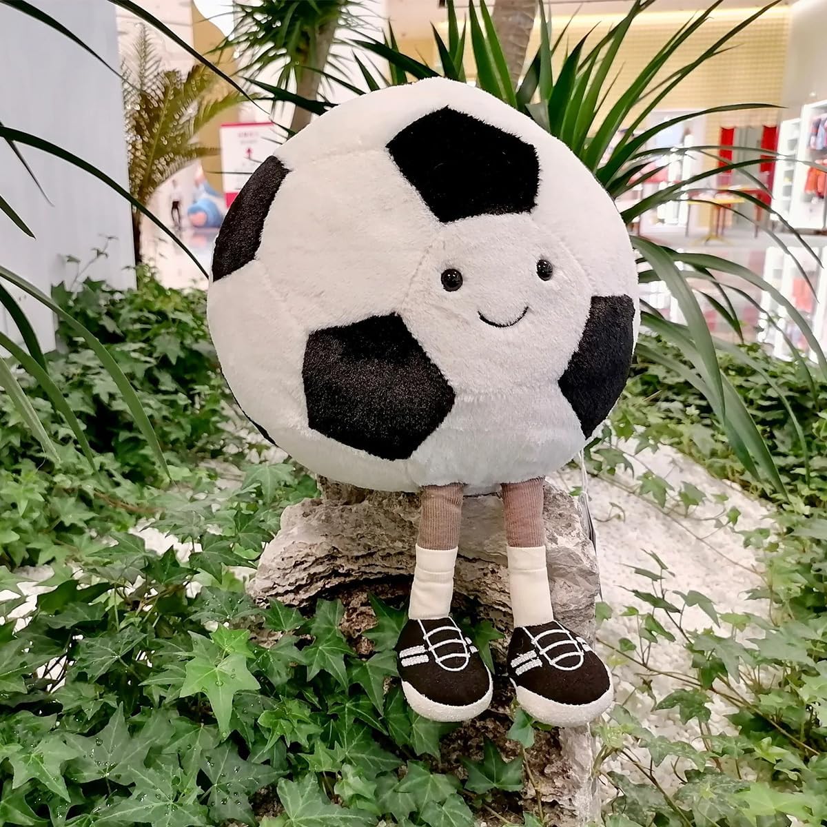 Linda almohada de pelota de fútbol de felpa de fútbol, divertido ju...