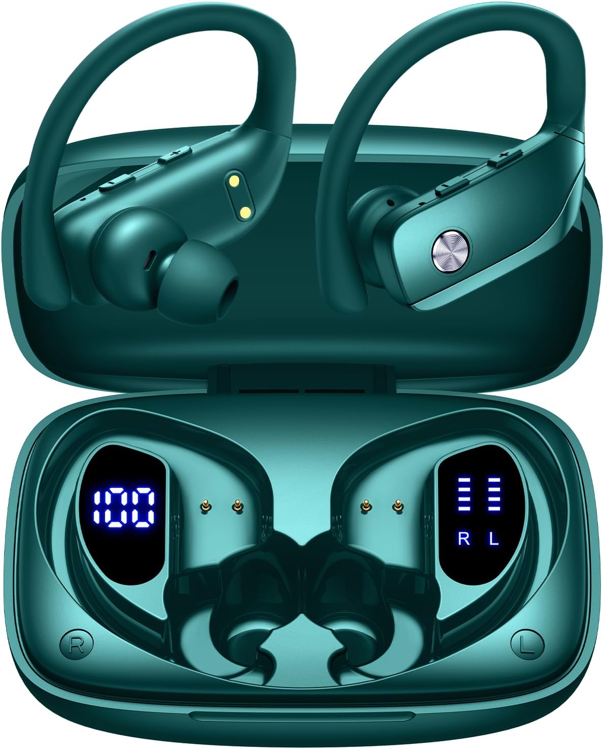 Auriculares inalámbricos Bluetooth con ganchos para las orejas con...
