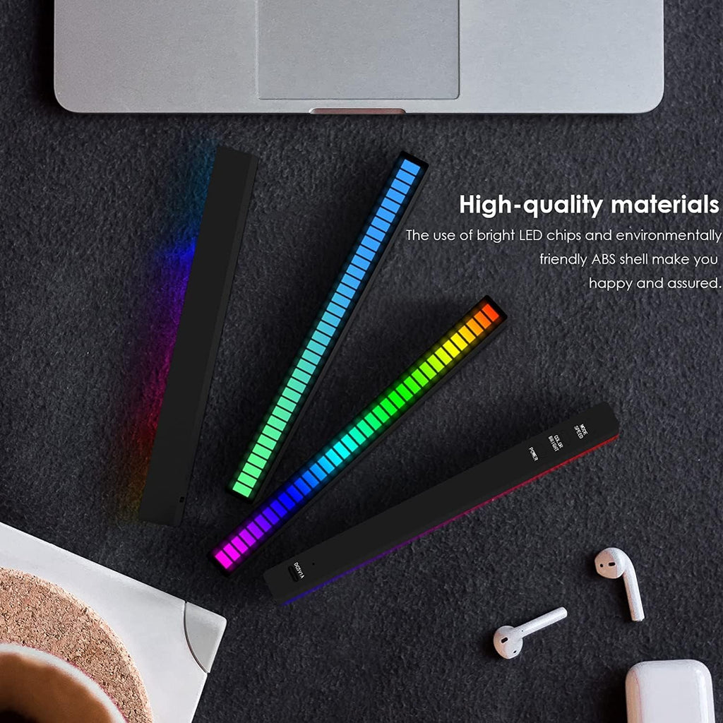 Soulpunk RGB Luz de control de sonido recargable, luces de ritmo mu...