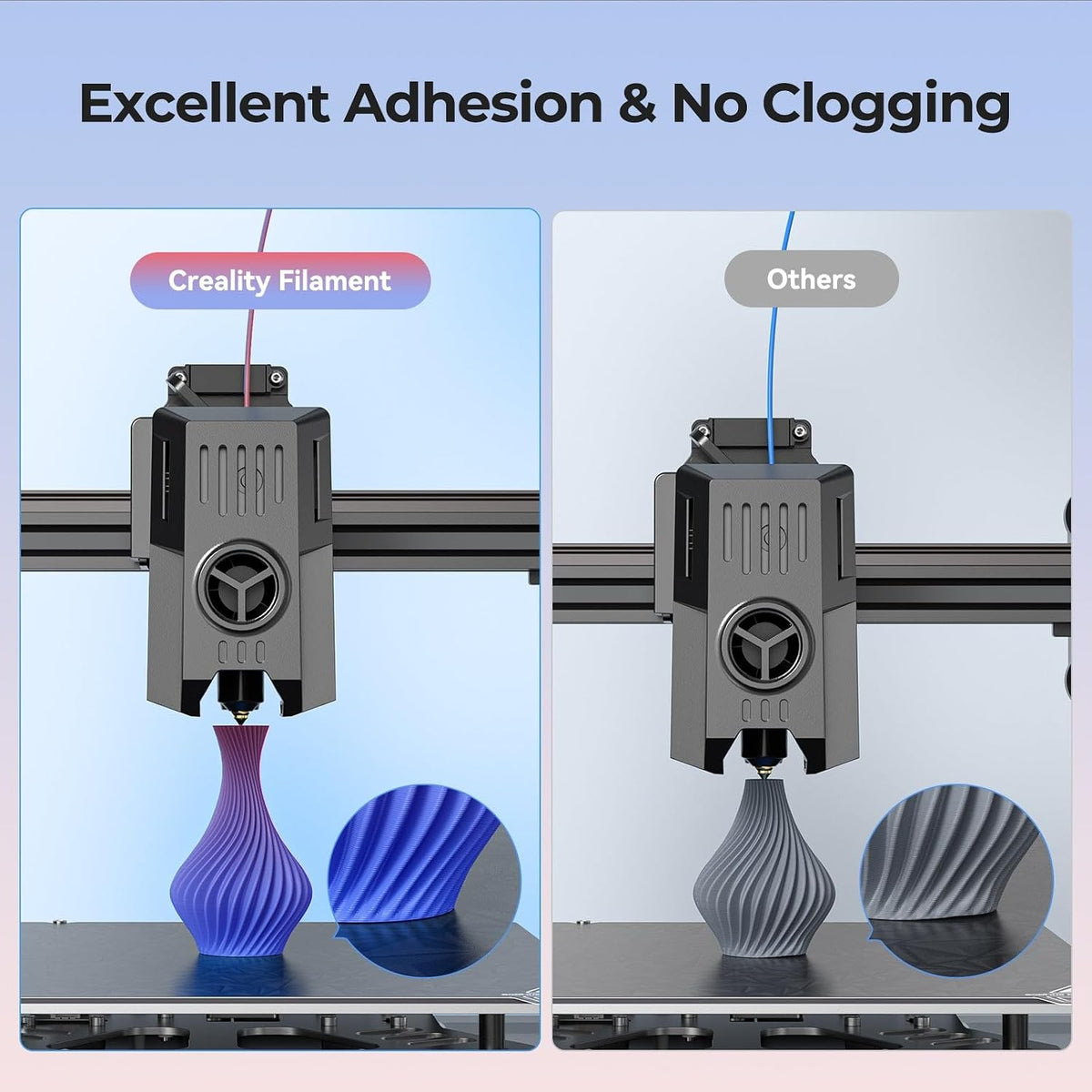 Creality Filamento para impresora 3D de 1.75 mm, filamento PLA+ de...
