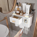 iHave - Soporte para cepillos de dientes para baño, dispensador de...