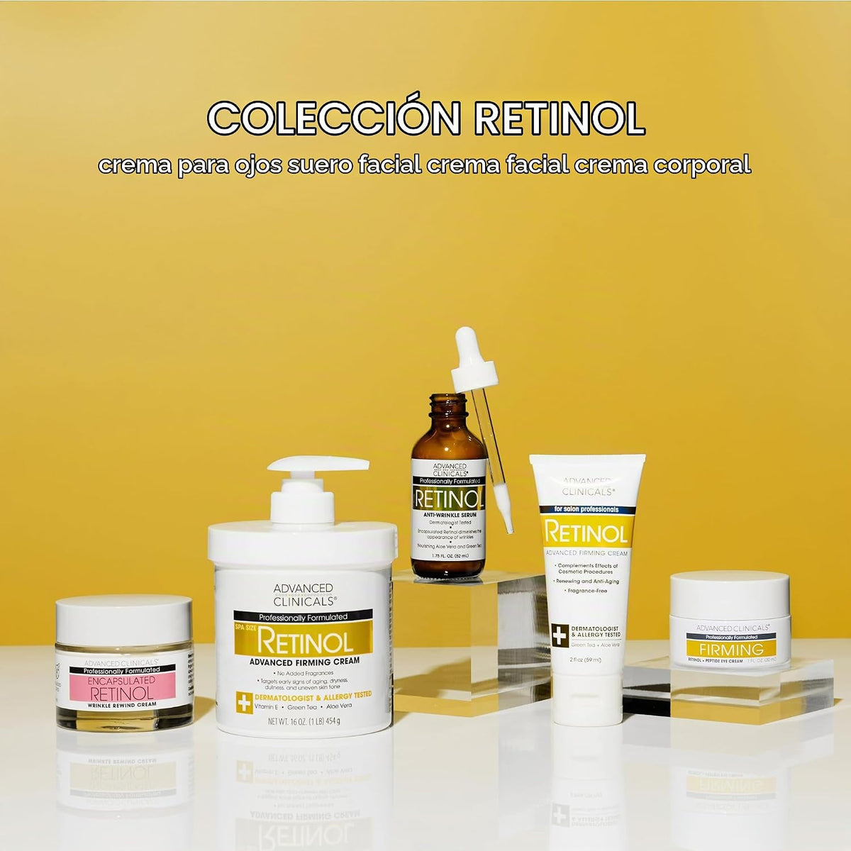 Advanced Clinicals - Suero de retinol para cara | Suero antienvejec...