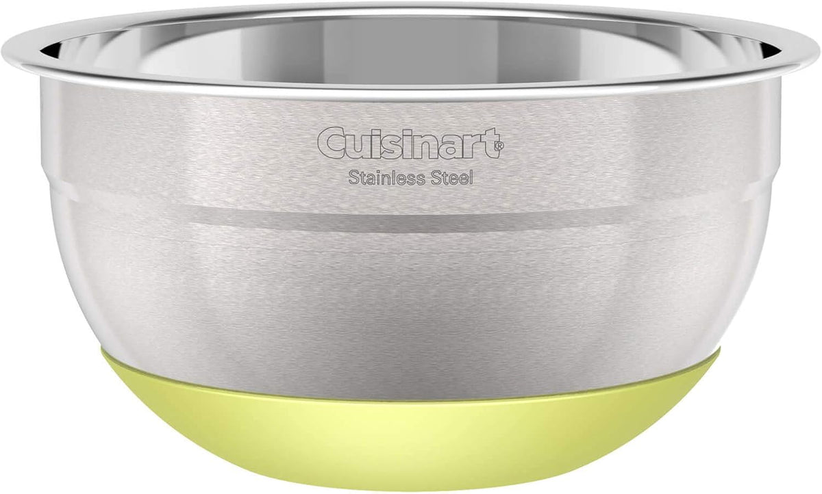 Cuisinart Tazones de mezcla de acero inoxidable de 3 piezas con bas...