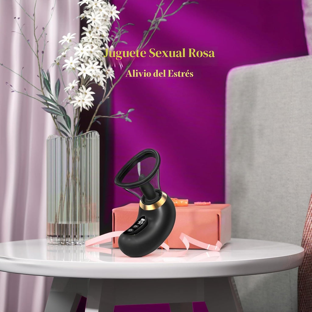 Gasevimo Juguetes sexuales de rosa para mujer - Vibrador de succión...