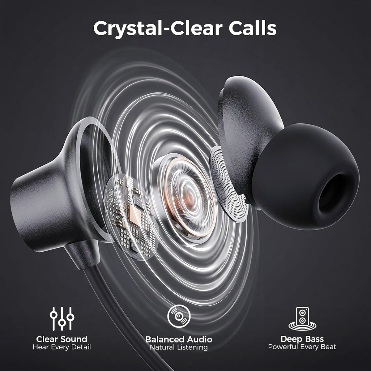 Auriculares Bluetooth ergonómicos con banda para el cuello, auricul...
