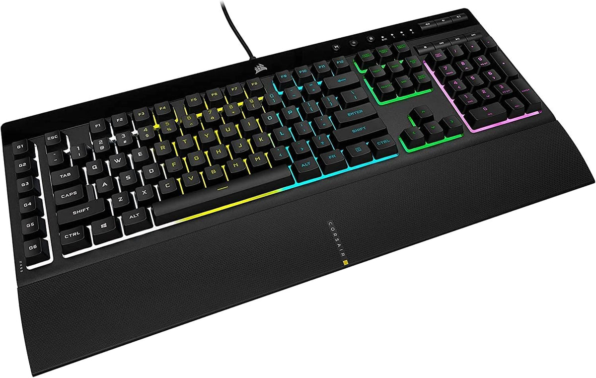 Corsair K55 RGB PRO Teclado de membrana para juegos con cable \u201...