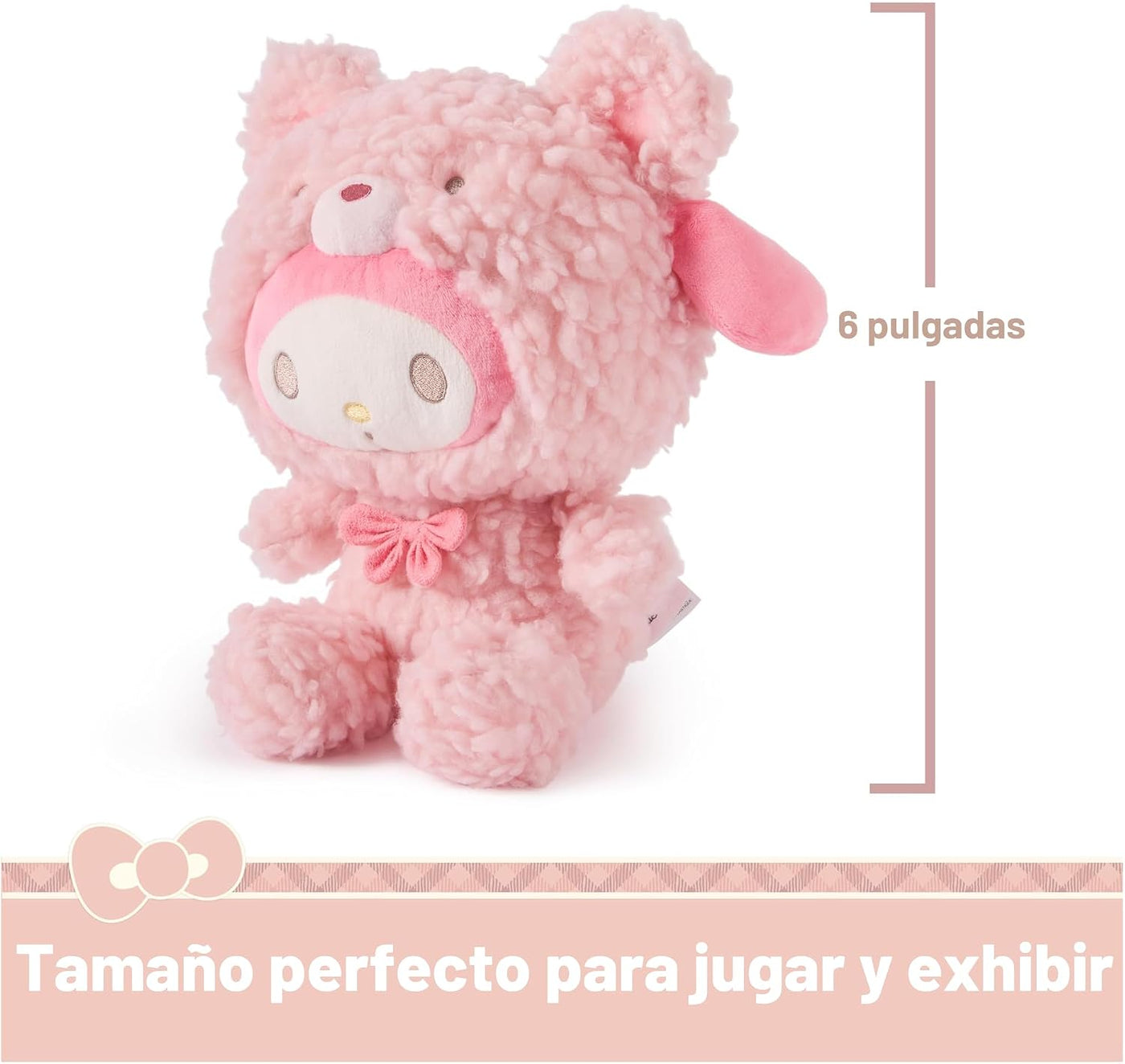 GUND Sanrio My Melody - Traje de oso de peluche de 10 pulgadas para...