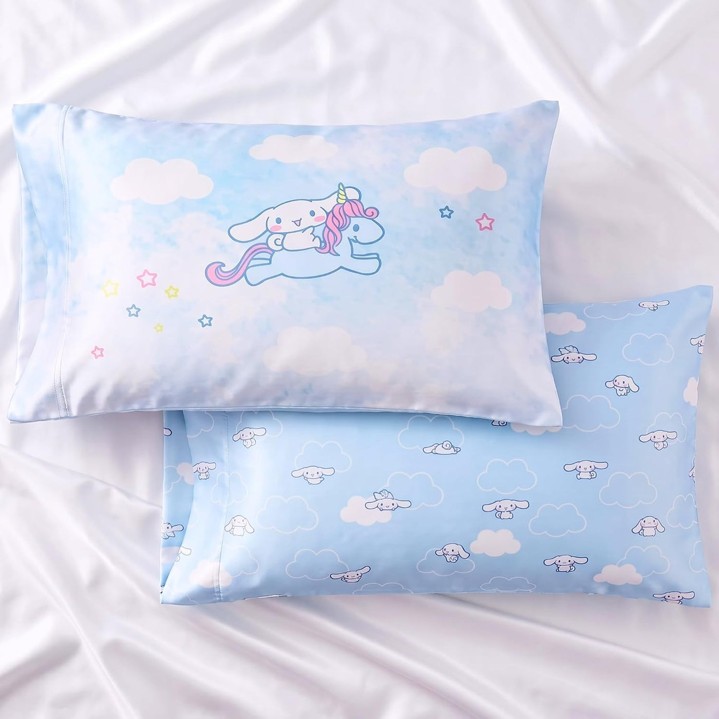Franco Collectibles Funda de almohada reversible estándar de satén...