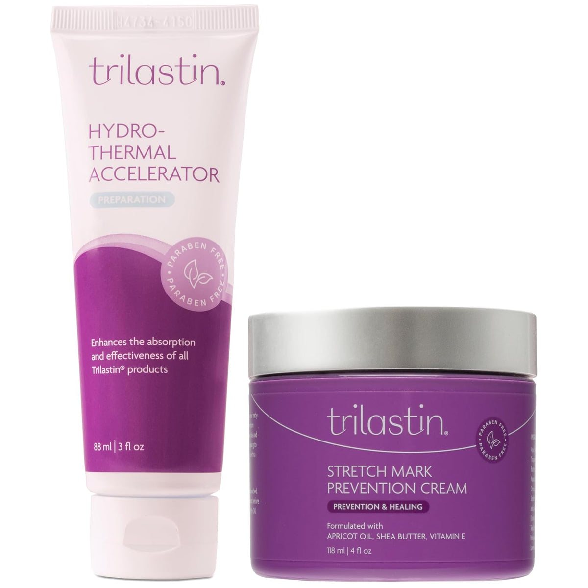 TriLASTIN Paquete de crema de prevención de estrías de maternidad (...