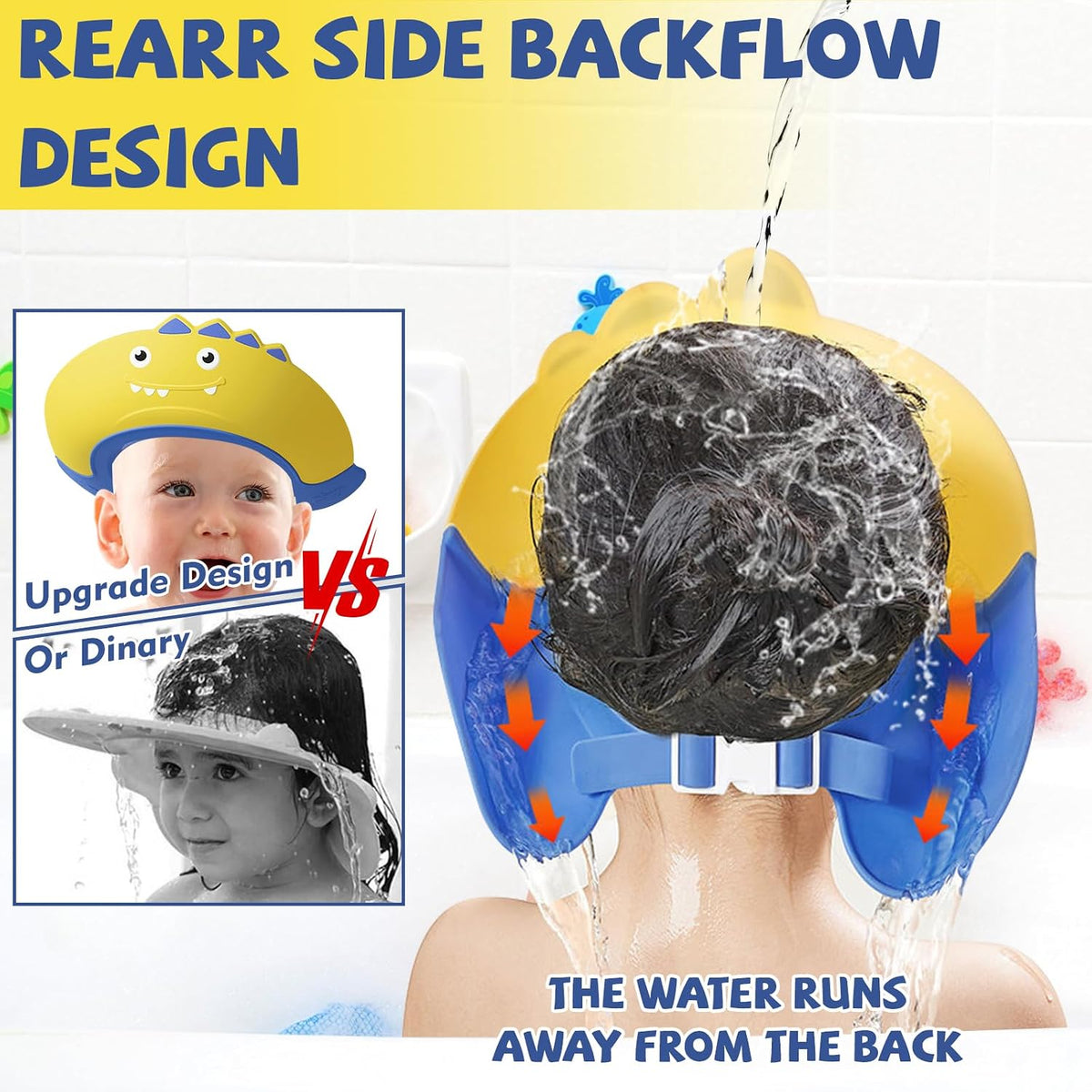 Thcbme Gorro de baby shower, gorro de ducha para niños, sombrero de...