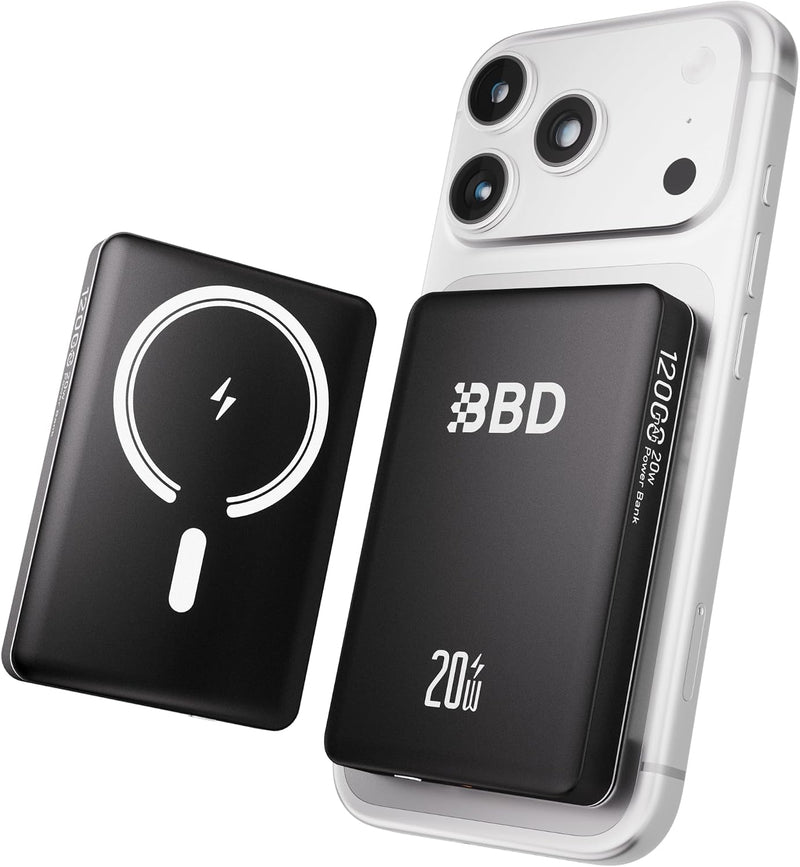 BBD Cargador inalámbrico portátil de banco de energía 12000mAh | Ba...