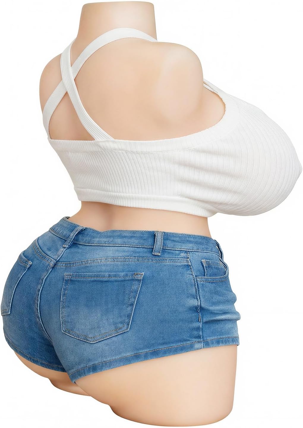 Muñeca sexual con torso femenino portátil, masturbador masculino TP...