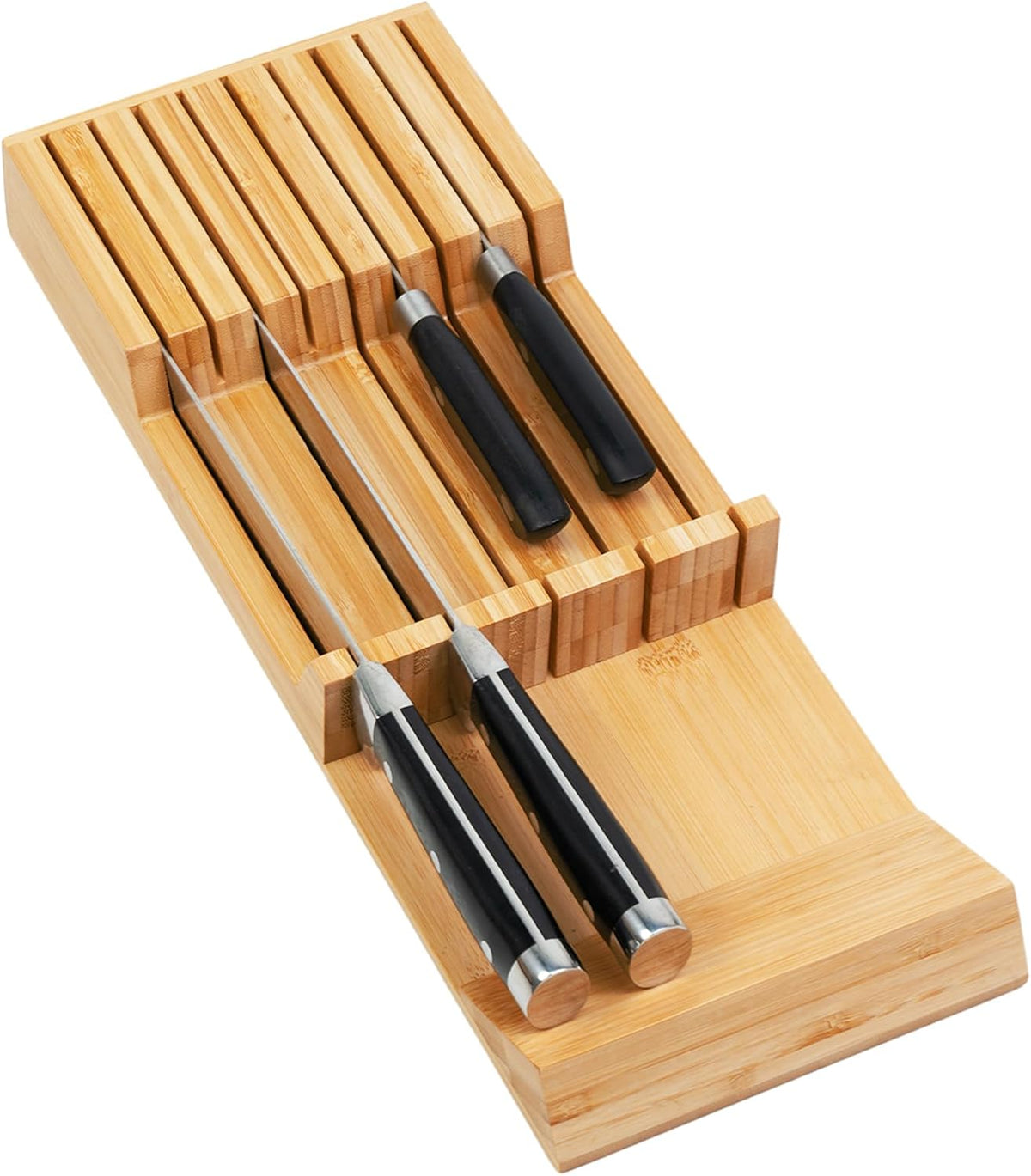 Utoplike Organizador de cajón para cuchillos Bloque de cuchillos de...