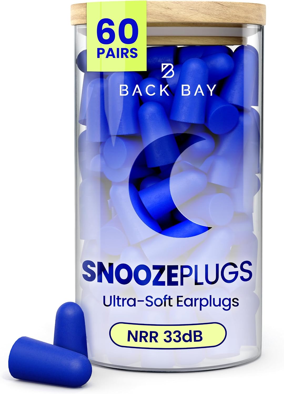 SnoozePlugs Tapones para los oídos de espuma ultra suave para dormi...
