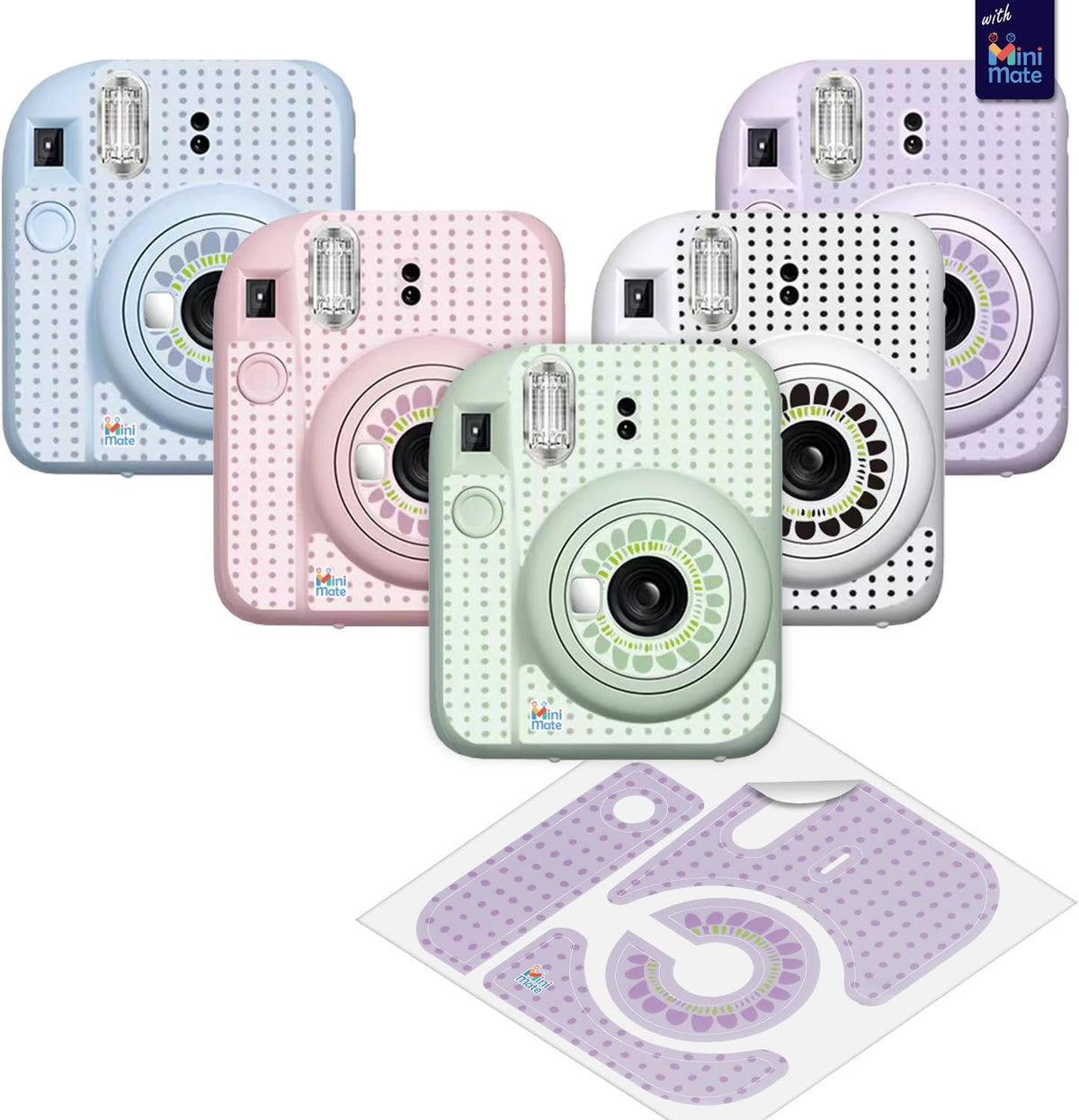 Cámara instantánea Fujifilm Instax Mini 12 color verde menta + estu...