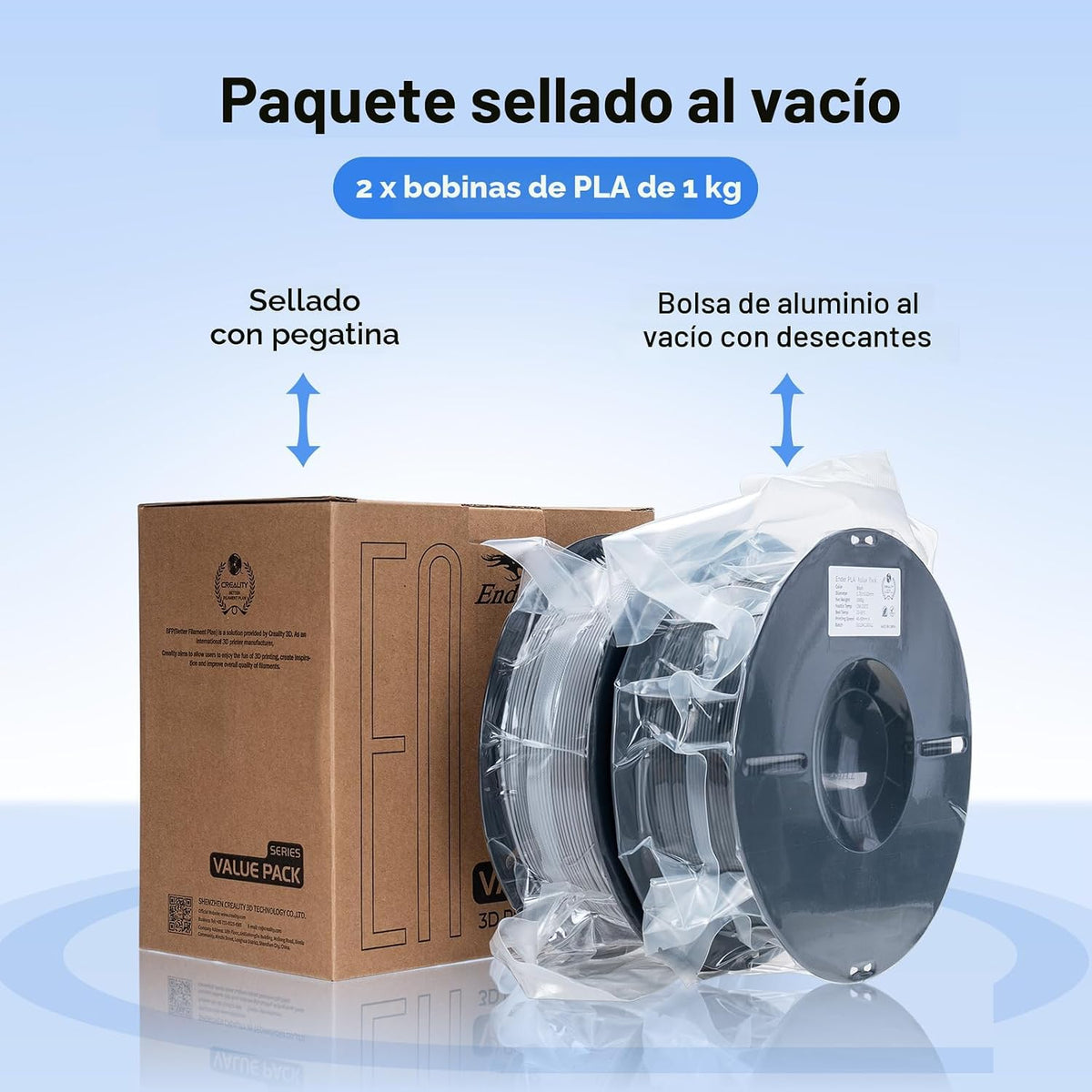 Creality Filamento PLA de 1.75mm para Impresora 3D Ender PLA Impres...