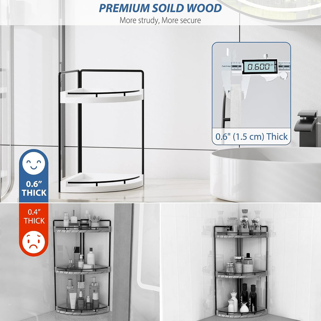 CeleVista Organizador esquinero para encimera de baño, almacenamien...