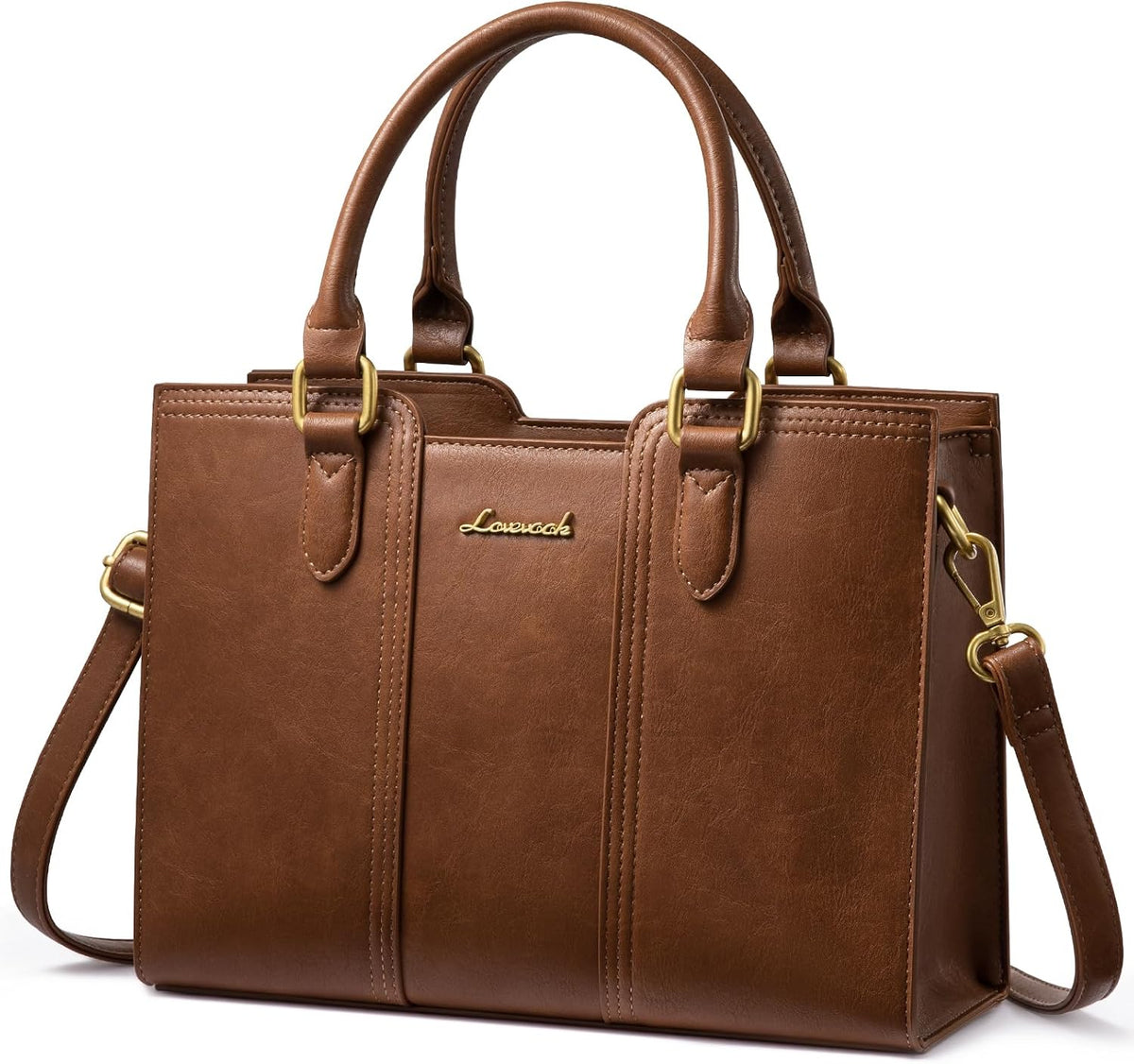 LOVEVOOK Bolso para mujer, bolso de hombro vintage de cuero, pequeñ...