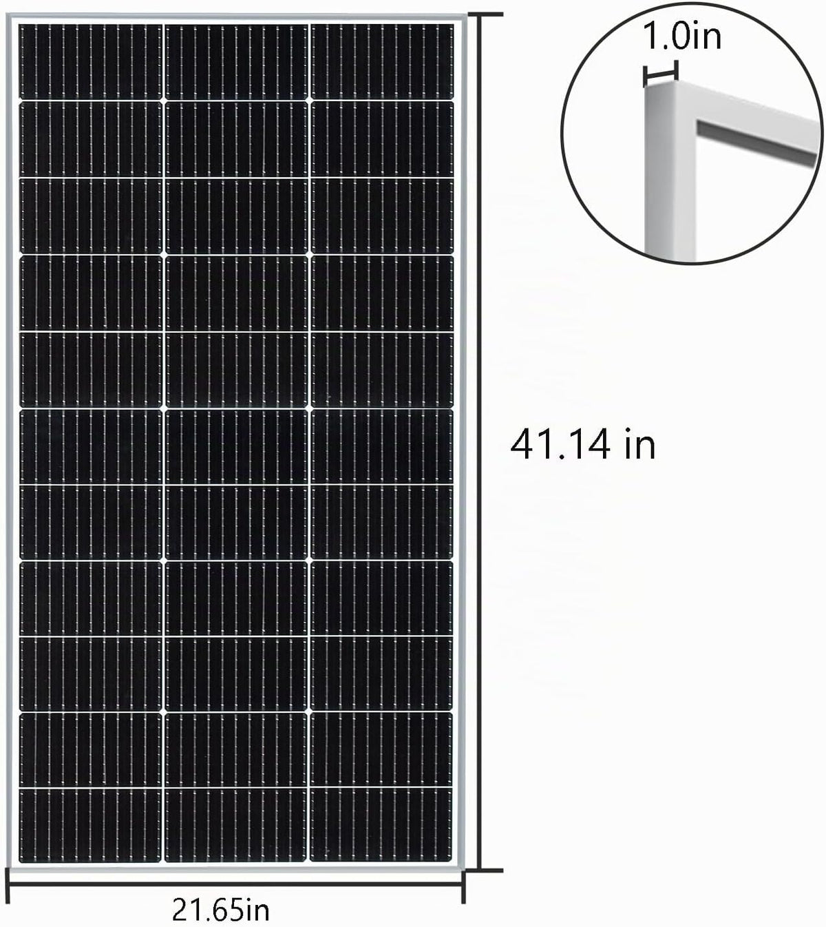 WUZECK - Kit de iniciación de panel solar de 200 W, 12 voltios\/24...